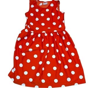Hanna Andersson Polka Dot Kids Dress - Red and White